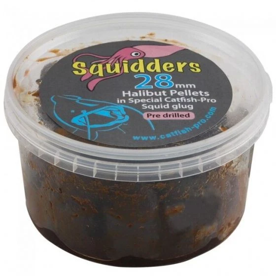 Catfish Pro - Squidders Drilled Pellets In Glug 4 Catfish Pro - Squidders Drilled Pellets In Glug - Afbeelding 2