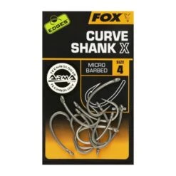 Fox - Edges Curve Shank X Hooks -VisAvontuur fox edges curve shank x hooks size 4
